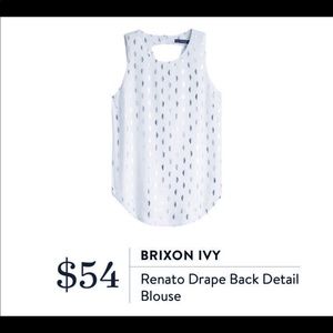 Brixon Ivy Renato Drape Back Detail Blouse